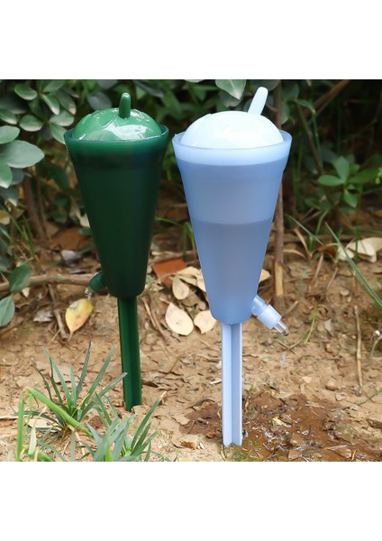 Şeffaf Pp Plastik Otomatik Damla Sulama Cihazı Plug-In Huni Şekli Kendiliğinden Sulanan Ev Bahçe Aksesuarları 1 Adet (Yurt Dışından)