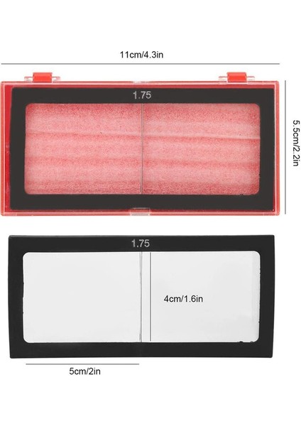 Ark Kaynağı Büyüteç Lens Kaynakçı Ekran Kask Cam Diyoptri 1.75 Parlama Önleyici Kaynak Maskesi Gözlük (Yurt Dışından)