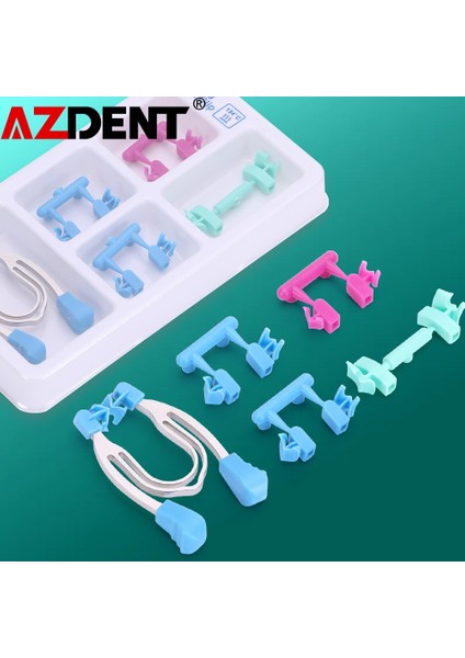 Azdent Dental Matris Kesit Konturlu Metal Yaylı Klips Halkaları Kelepçeler Takozlar Diş Hekimi Araçları (Yurt Dışından)