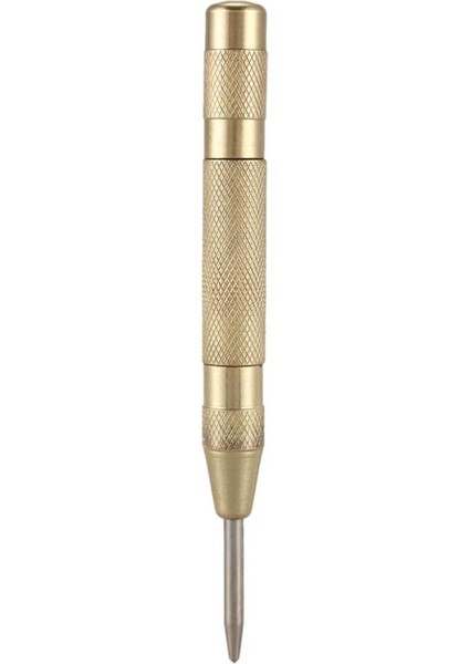 Br Sarı Otomatik Merkez Zımba Yaylı Krom Perçin Vidası Otomatik Işaret Delik Uzunluğu 127MM (Yurt Dışından)