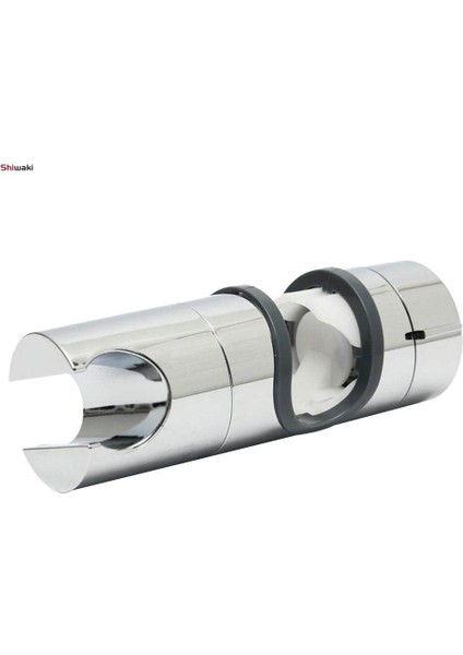 2X19-25MM Krom Yedek Kafa Kaydırıcı Tutucu Bar Banyo Aksesuarları Parçası Gri (Yurt Dışından)