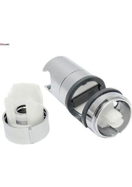 2X19-25MM Krom Yedek Kafa Kaydırıcı Tutucu Bar Banyo Aksesuarları Parçası Gri (Yurt Dışından)