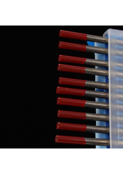 10 Adet WT20 Kırmızı Renk 1.0*150 Tungsten Elektrot Kafası Tungsten Iğne (Yurt Dışından) indirimleri