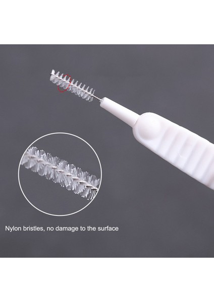 Duş Başlığı Temizleme Fırçası 10 Paket Duş Başlığı Tıkanmayı Önleyici Küçük Fırça (Yurt Dışından)