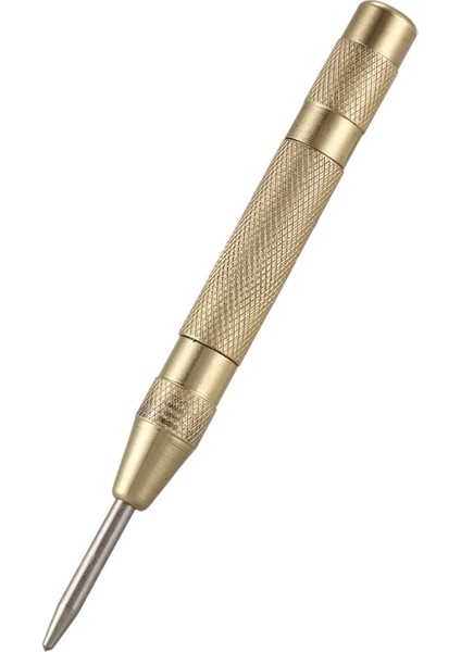 Br Sarı Otomatik Merkez Zımba Yaylı Krom Perçin Vidası Otomatik Işaret Delik Uzunluğu 127MM (Yurt Dışından)