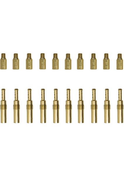 Flyeer 20 Adet Bakır Karbüratör Ana Jetler + Yavaş Jetler Kiti Pwk Keihin Oko Karbonhidrat Motosiklet Karbüratör Aksesuarları (Yurt Dışından)