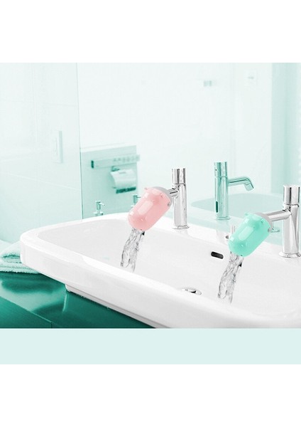 Musluk Genişletici Lavabo Kolu Uzatma Yürümeye Başlayan Çocuk Banyo Çocuk El Yıkama Araçları Su Musluğu Uzatma Banyo Aksesuarları (Yurt Dışından)