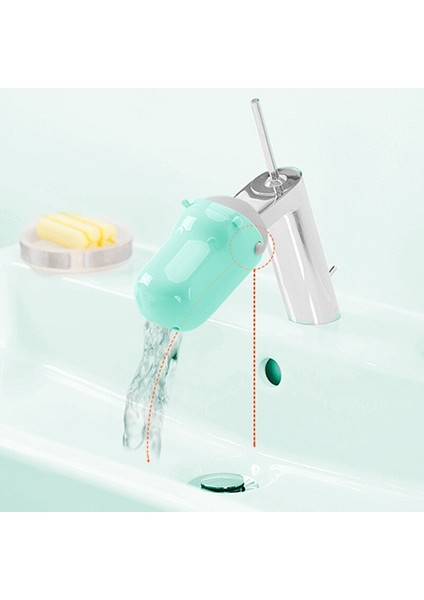 Musluk Genişletici Lavabo Kolu Uzatma Yürümeye Başlayan Çocuk Banyo Çocuk El Yıkama Araçları Su Musluğu Uzatma Banyo Aksesuarları (Yurt Dışından)