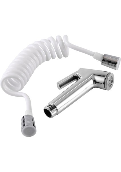 El Duş Başlığı Douche Tuvalet Bide Sprey Yıkama Jeti Shattaf Yaylı Hortumlu (Yurt Dışından)