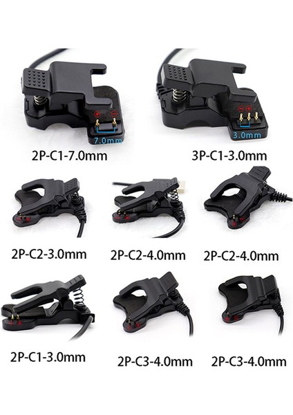 TW64 Akıllı Saat Evrensel USB Şarj Kablosu Siyah 2/3 Pin Şarj Klipsi Fengshi (Yurt Dışından)