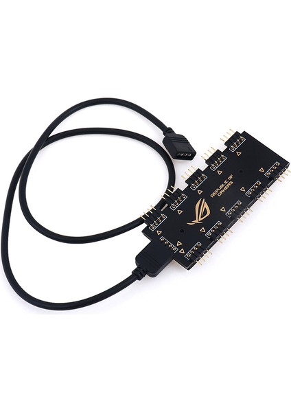 10 Rgb Senkronizasyon Hub Ayırıcı Uzatma Kablosu 5V 4pin /12V 4ın Arayüzü (Yurt Dışından) modelleri