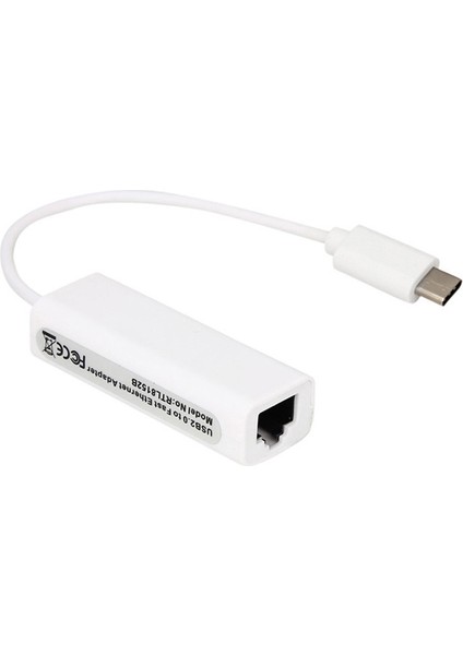 Macbook Için USB 3.1 Tip C - RJ45 Gigabit Ethernet RJ45 Lan Ağ Adaptörü (Yurt Dışından)