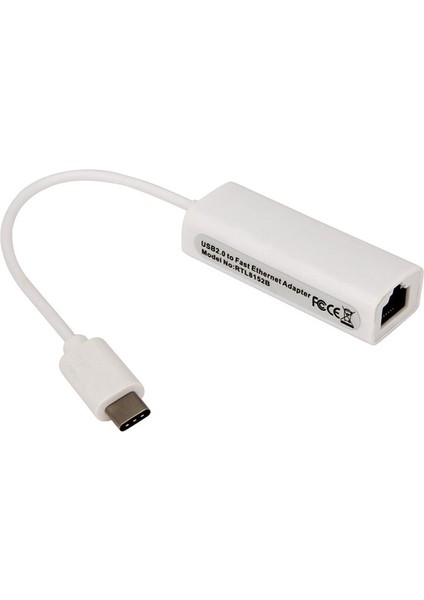 Macbook Için USB 3.1 Tip C - RJ45 Gigabit Ethernet RJ45 Lan Ağ Adaptörü (Yurt Dışından)