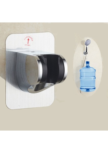 Ücretsiz Delme Vantuz Tipi Ayarlanabilir Banyo Duş Başlığı Braketi - Gümüş (Yurt Dışından) modelleri