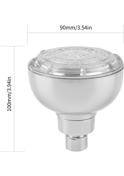 Dayanıklı LED Işık Duş Başlıkları 7 Renk Değişen Musluk Banyo Duş Başlığı - Gümüş (Yurt Dışından) modelleri