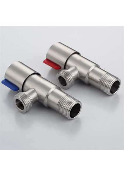 304 Paslanmaz Çelik Üçgen Vana Sıcak ve Soğuk Su Durdurma Vanası Bakır Çekirdek Banyo Mutfak Tuvalet Lavabo Değiştirme Aracı (Yurt Dışından) modelleri