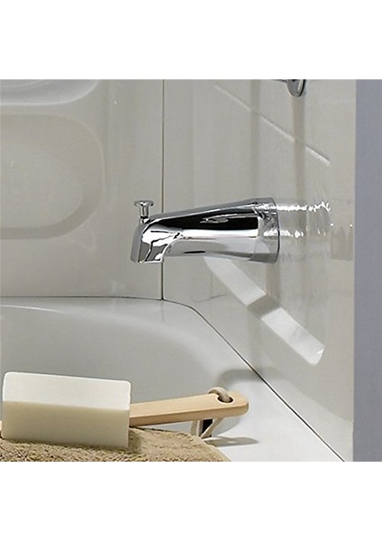 Adet Duvara Monte Küvet Musluk Gümüş Çinko Alaşım Gizli Küvet Bacalı Musluk Pull-Up Underspout Küvet Musluk (Yurt Dışından) fırsatları