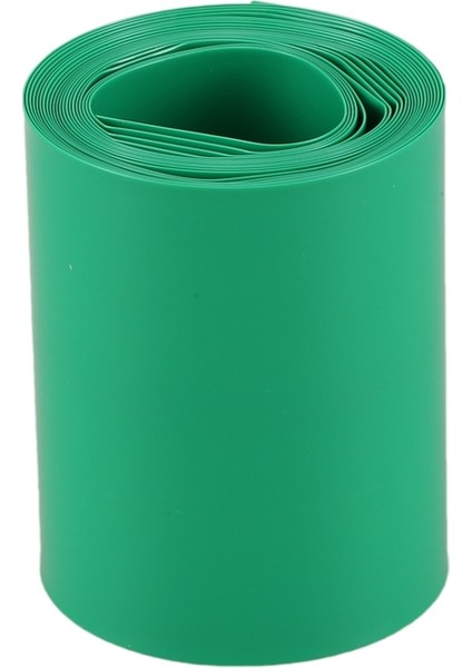 x 18650 Için 2m 50MM Koyu Yeşil Pvc Isıyla Daralan Boru Sargısı (Yurt Dışından)