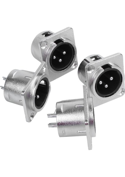 Paket Xlr Jakı 3 Pin - Panel Montajlı Jak D Serisi: 4 Paket Dişi Boyutu Xlr-F ve 4 Paket Erkek Boyutu Xlr-M (Yurt Dışından) modelleri