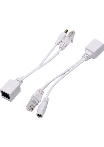 Çift Ethernet Üzerinden Güç Pasif Poe Adaptör Enjektörü + Ayırıcı Kit Poe Kablosu (Yurt Dışından) modelleri