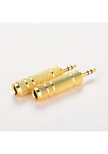 Stereo 3.5mm Erkek Fiş 6.35MM Dişi Jack Ses Mıc Adaptörü Dönüştürücü (Yurt Dışından) fırsatları