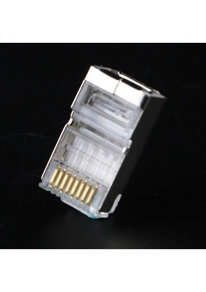 Cat6 RJ45 KONNEKTÖRLER-100 x Takım Cat6 RJ45 Modüler Fiş-Gösterildiği Gibi (Yurt Dışından)