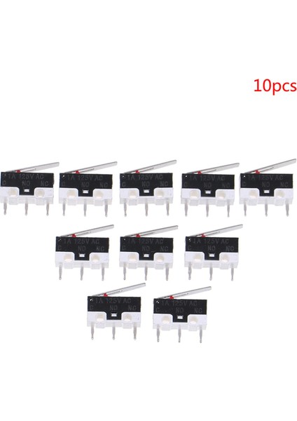 10 Adet Limit Anahtarı Basmalı Düğme Anahtarı 1A 125V Ac Fare Anahtarı 3pins Mikro Anahtar Fengshi (Yurt Dışından)