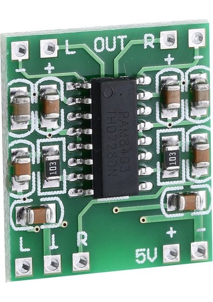 PAM8403 Mini Dijital Amplifikatör D 5V Anahtar Potansiyometresi USB Besleme Gücü (Yurt Dışından)