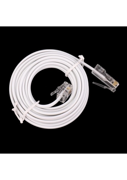 RJ11 6P4C - RJ45 8P4C Modüler Telefon Internet Uzatma Kablosu 3 Metre (Yurt Dışından)