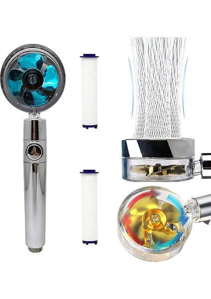 Basınçlı Fanlı Duş Başlıkları - Turbo Pervane Tahrikli Duş Başlığı - Kolay Kurulumlu Elde Taşınabilir Turboşarjlı Duş Başlığı (Yurt Dışından) modelleri