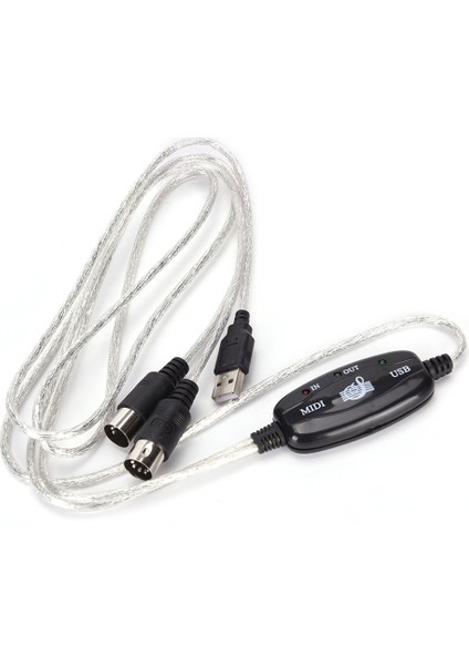 USB In-Out Mıdı Arabirim Kablosu Dönüştürücü Pc Müzik Klavye Adaptör Kablosu Sıcak Satış (Yurt Dışından)
