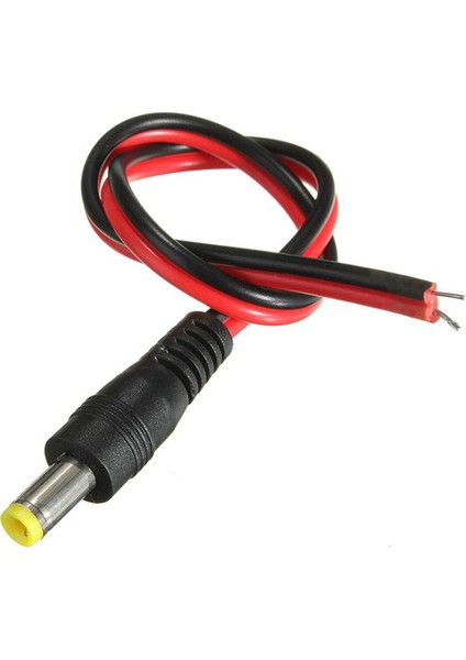 20 Adet 5.5x2.1mm Erkek Dc Güç Jakı Fişi Güvenlik Kamerası Güç Bağlantı Hattı (Yurt Dışından)