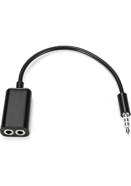 Sekmeler Laptop C Için 3.5mm Jack Ses Kulaklık Kulaklık Mikrofon Y Splitter Kablo Adaptörü (Yurt Dışından)