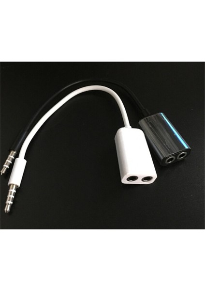 Sekmeler Laptop C Için 3.5mm Jack Ses Kulaklık Kulaklık Mikrofon Y Splitter Kablo Adaptörü (Yurt Dışından) modelleri