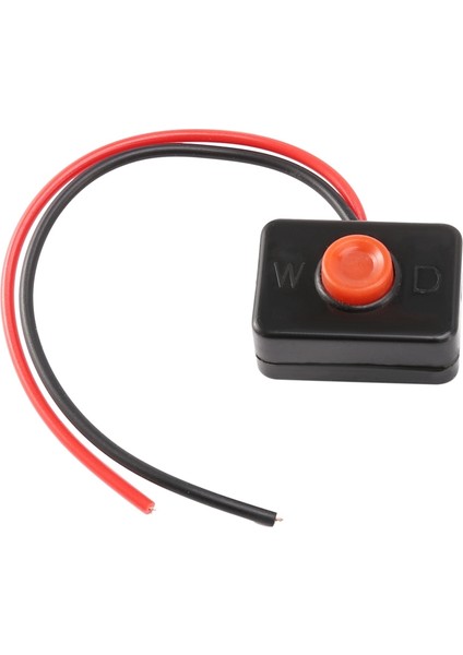 3x Dc 12V2A Yapışkan Tabanlı Basma Düğmesi Otomobiller Için Anlık Eylem Kablolu Anahtar (Yurt Dışından)