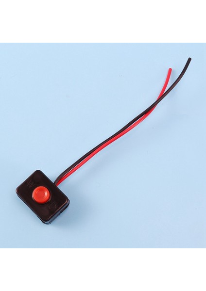 3x Dc 12V2A Yapışkan Tabanlı Basma Düğmesi Otomobiller Için Anlık Eylem Kablolu Anahtar (Yurt Dışından)