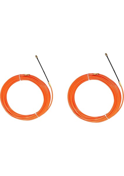 Adet Turuncu Kılavuz Cihazı Naylon Elektrik Kablosu Itme Çektirme Kanalı Yılan Rodder Olta Teli, 5m x 4mm ve 10M x 4mm (Yurt Dışından)