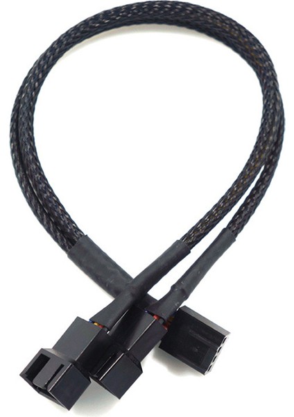 Bakır 2 Yollu Pwm 4pin/3pin Bilgisayar Fanı Kollu Splitter Uzatma Kablosu 27 cm (Yurt Dışından) fiyatları