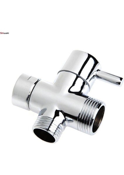 Adaptörü 3 Yollu Duş Başlığı Kapatma Vanası G1/2 Inç Katı Pirinç Banyo Tuvalet Bide Püskürtücü Anahtarı Yönlendirici Krom (Yurt Dışından) fırsatları
