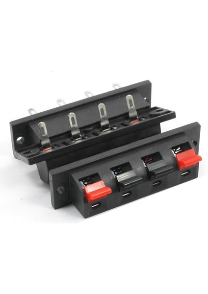 Tek Sıralı 4 Pin 4 Pozisyonlu Hoparlör Terminal Kartı Konnektörleri 5 Adet (Yurt Dışından) fiyatları