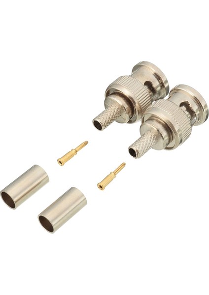 Adet Aksesuar: 3 Adet Bnc Erkek RG58 Fiş Sıkma Konnektörleri ve 2 Adet Rf Koaksiyel Koaksiyel Adaptör Bnc Dişi - Uhf Erkek PL259 (Yurt Dışından) indirimleri