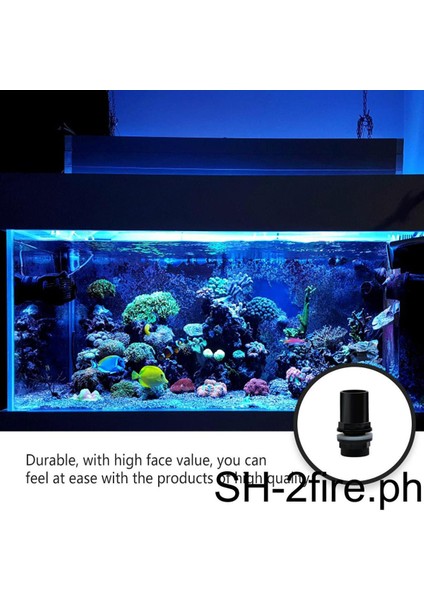 Akvaryum Su Borusu Ortak Su Geçirmez Tüpler Boru Bağlantıları Profesyonel Ofis Balık Tankı Yedek Donanım Parçaları 20MM (Yurt Dışından)