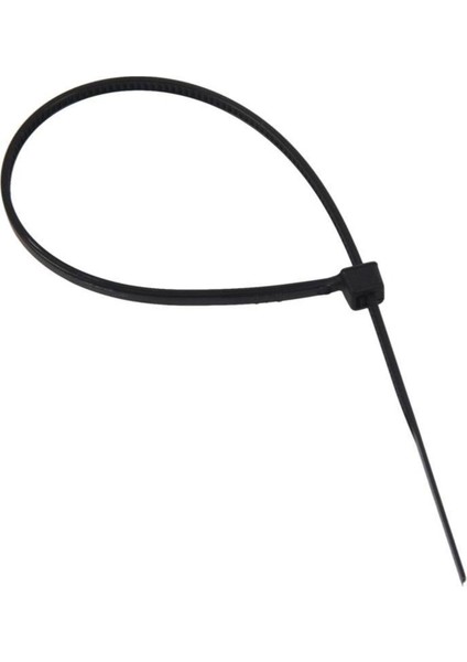 Ağ Naylon Kablo Tel Zip Kravat Kordon Askısı 2X150MM 500 Adet Siyah (Yurt Dışından)