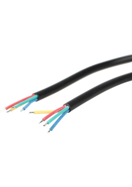 LED Konektörü-1 Çift x LED 4 Pimli Su Geçirmez Bağlantı Kablosu 1 Çift x 8 Pimli Su Geçirmez Konektör Seti-Siyah (Yurt Dışından) fırsatları