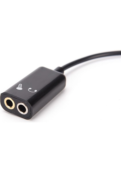3,5 mm Mikrofon Ses Jakı - Kulaklık Mikrofonu Y Ayırıcı Kablo Dönüştürücü Adaptör (Yurt Dışından) indirimleri