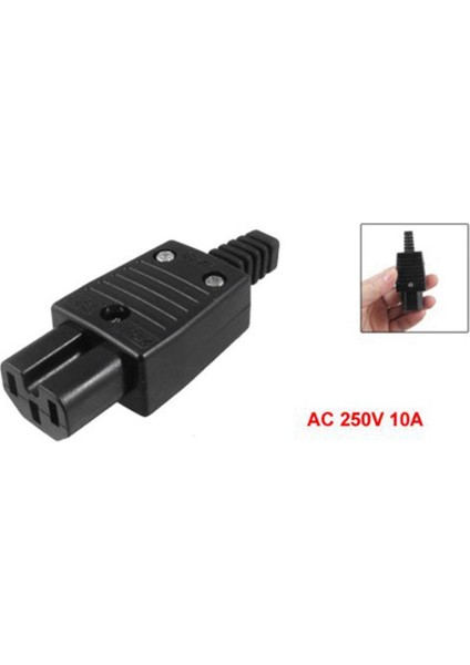 Adet IEC320 C15 Dişi Çıkış Soketi Adaptör Konnektörü & 1 Adet 3 Pin IEC320 C14 Ac Giriş Erkek Priz (Yurt Dışından)