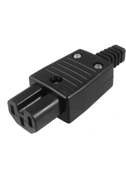 Adet IEC320 C15 Dişi Çıkış Soketi Adaptör Konnektörü & 1 Adet 3 Pin IEC320 C14 Ac Giriş Erkek Priz (Yurt Dışından)