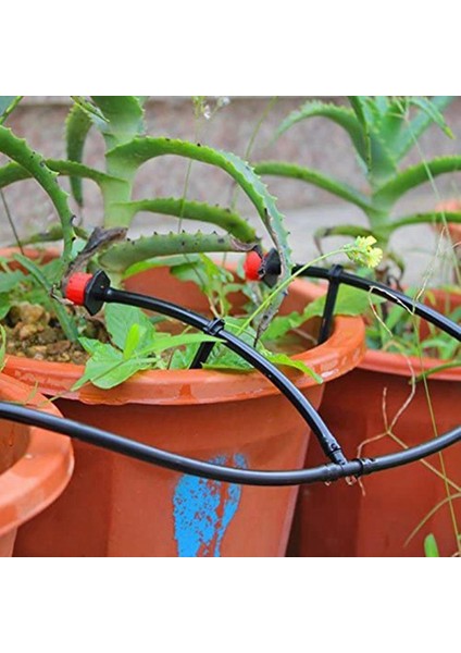 Damla Sulama Dikenli Konnektörler, Evrensel Dikenli Tee Bağlantı Parçaları 500 Adet, 1/4 Inç Damlama Borusuna Uygun (4/7mm Tee Boru) (Yurt Dışından)