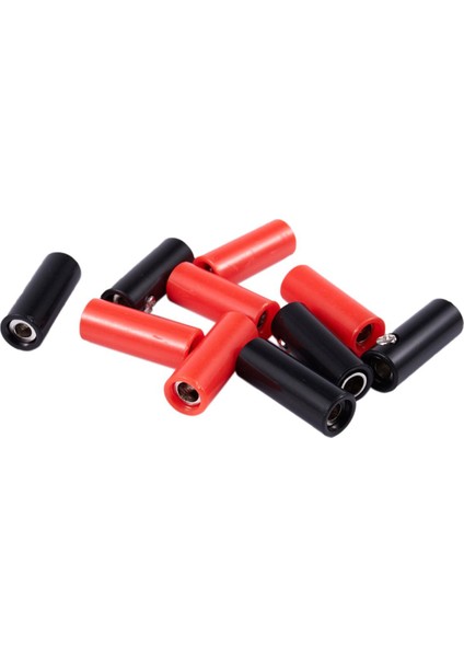 10 Adet Hoparlör 4mm Banana Jack Dişi Soket Bullet Konnektör Adaptörü (Yurt Dışından)