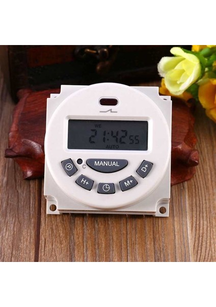 Elektronik Zamanlayıcı Dijital LCD Programlanabilir Zamanlayıcı Güç Rölesi Anahtarı (Yurt Dışından)